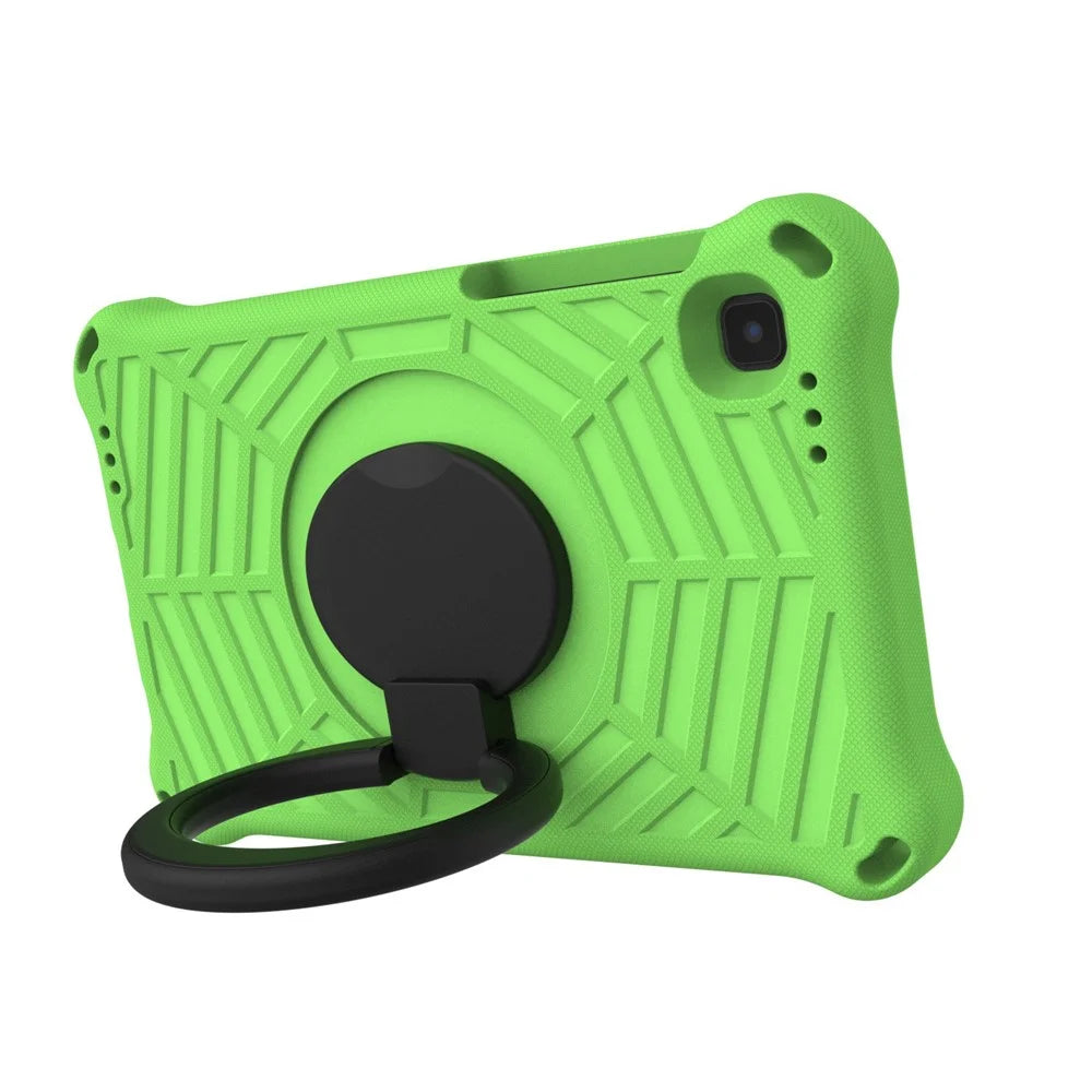 For Samsung Galaxy Tab A7 Lite 8.7-inch (2021) SM-T220/SM-T225 EVA Protective Case with Shoulder Strap Anti-Scratch Cover Shockproof Portable Tablet Case - Green - 4