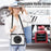 For iPad Pro 13 (2024) Kickstand Case Hand Strap PC+TPU+Acrylic Cover with Shoulder Strap - Black - 4