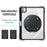 For iPad Pro 11 (2025) / 11 (2024) Clear Case PC+TPU+Acrylic Kickstand Tablet Back Cover - 4