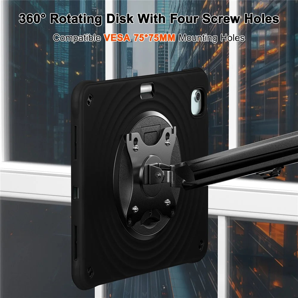 Kickstand Case for iPad Air 11 (2026) / (2025) / (2024) / Air (2022) / (2020) / Pro 11 (2022) / (2021) / (2020) / (2018) PC+Silicone+TPU Tablet Cover - 5