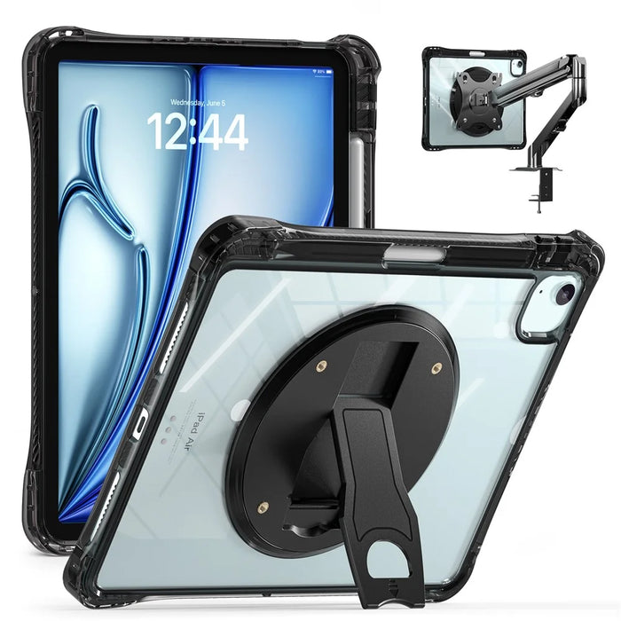 Kickstand Case for iPad Air 11 (2026) / (2025) / (2024) / Air (2022) / (2020) / Pro 11 (2022) / (2021) / (2020) / (2018) PC+TPU+Acrylic Cover - 1
