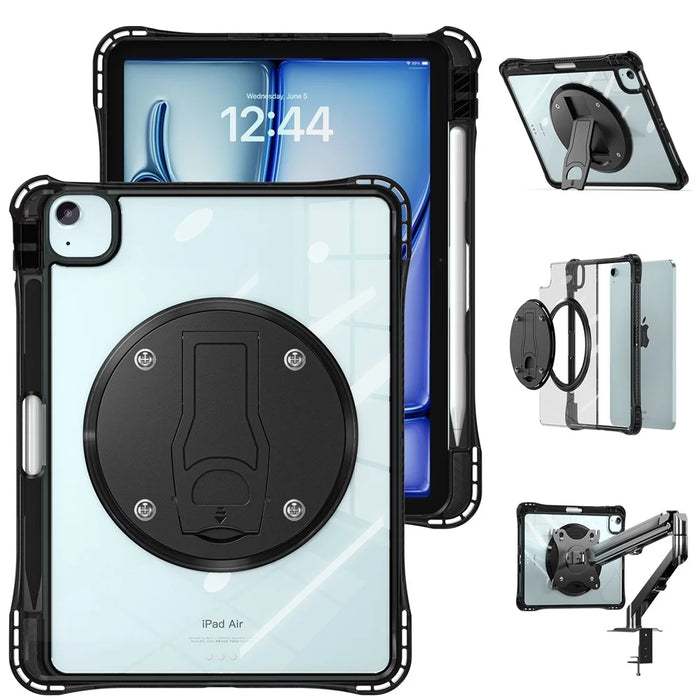 Kickstand Case for iPad Air 11 (2026) / (2025) / (2024) / Air (2022) / (2020) / Pro 11 (2022) / (2021) / (2020) / (2018) PC+TPU+Acrylic Cover - 2