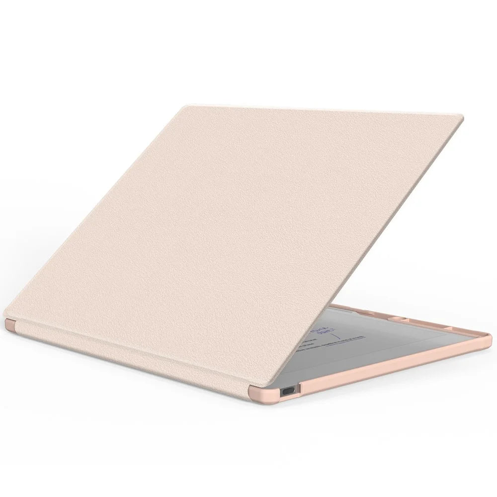 For Remarkable Paper Pro Case Acrylic Leather Tablet Cover with Pen Holder Auto Wake  /  Sleep - Pink - 2