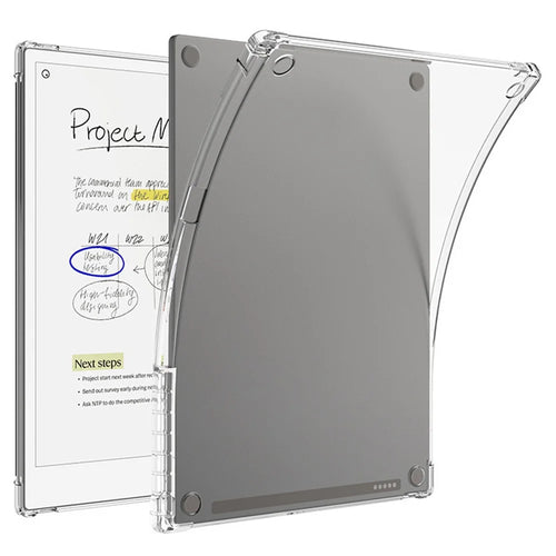 For Remarkable Paper Pro Case Anti-Drop Clear TPU Tablet Cover with Pen Slot - 1
