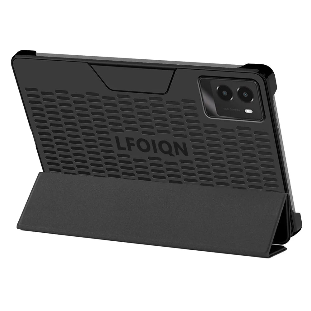For Lenovo Legion Y700 (2024) Tablet Case Trifold Stand Leather+PC Hollow Back Cover Auto Wake / Sleep - 4