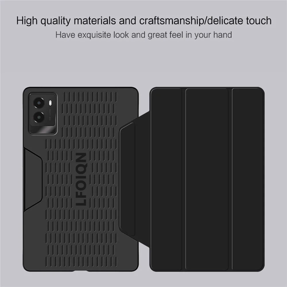For Lenovo Legion Y700 (2024) Tablet Case Trifold Stand Leather+PC Hollow Back Cover Auto Wake / Sleep - 7