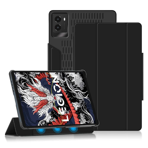 For Lenovo Legion Y700 (2024) Case Trifold Stand Detachable Magnetic Leather Tablet Cover - 1