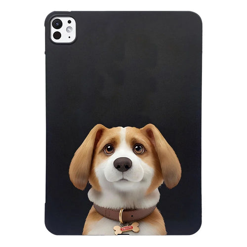 For iPad Pro 11 (2025) / 11 (2024) Case Pattern Printing Slim TPU Tablet Protective Cover - Harrier Beagle - 1