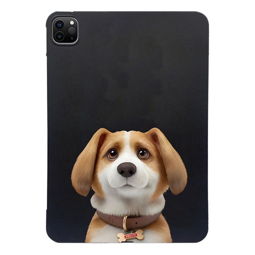 For iPad Pro 11 (2021)  /  (2020)  /  (2018) Case Pattern Printing Slim TPU Tablet Protective Cover - Harrier Beagle - 1