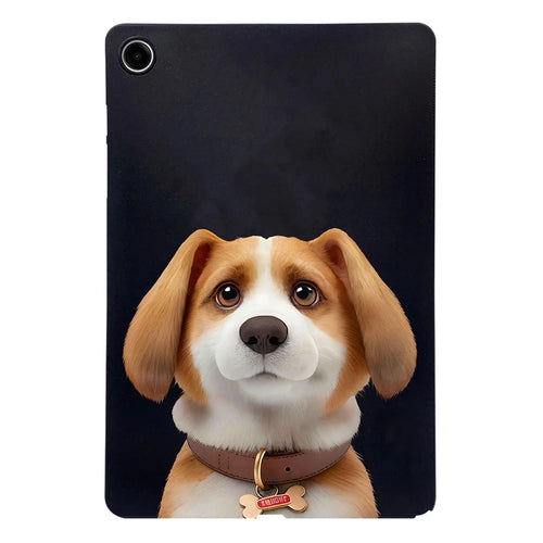 For Samsung Galaxy Tab A9+ Case Pattern Printing Slim TPU Tablet Protective Cover - Harrier Beagle - 1