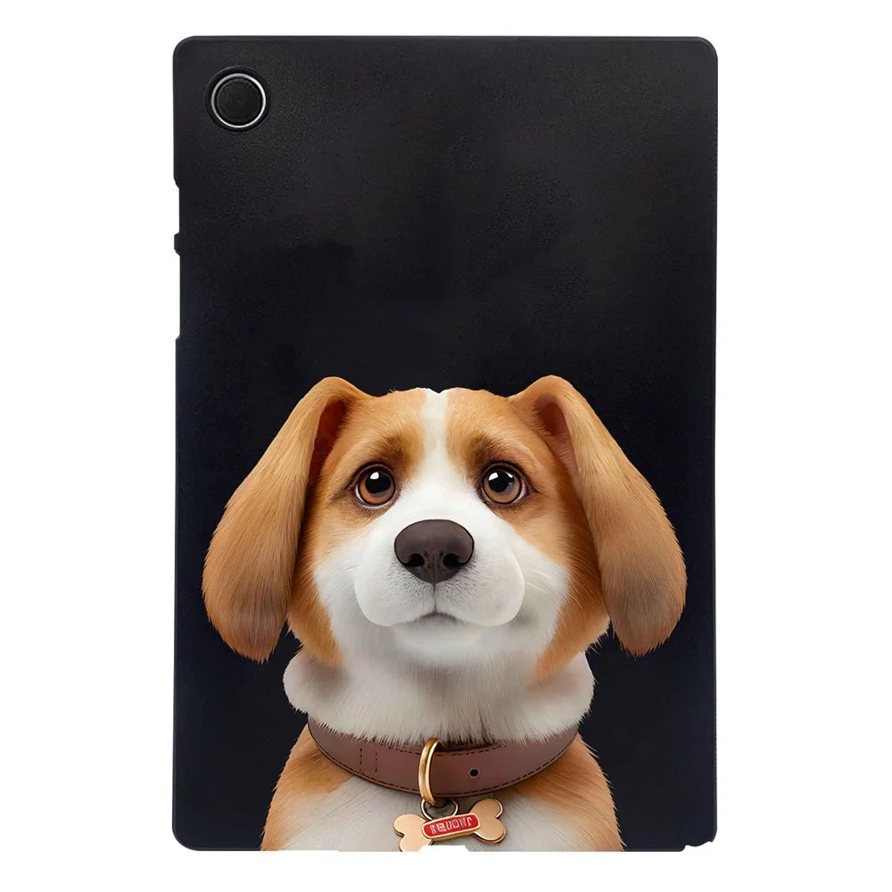For Samsung Galaxy Tab A8 10.5 (2021) Case Pattern Printing Slim TPU Tablet Protective Cover - Harrier Beagle - 1