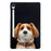 For Samsung Galaxy Tab S10 Lite / S10 FE / S9 FE / S9 Case Pattern Printing Slim TPU Tablet Protective Cover - Harrier Beagle - 1