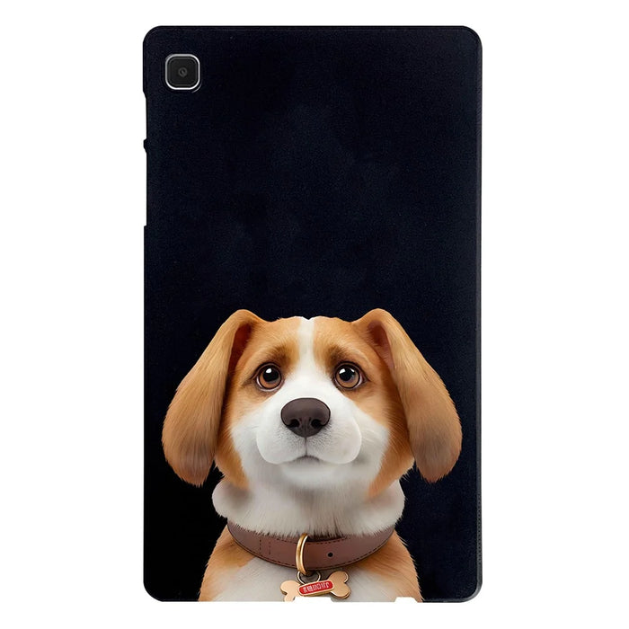 For Samsung Galaxy Tab A7 Lite 8.7-inch Case Pattern Printing Slim TPU Tablet Protective Cover - Harrier Beagle - 1