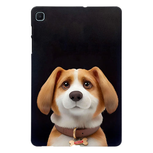 For Samsung Galaxy Tab S6 Lite (2024)  /  (2022)  /  (2020) Case Pattern Printing Slim TPU Tablet Protective Cover - Harrier Beagle - 1