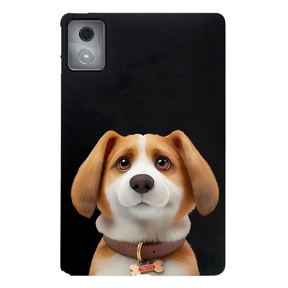 For Lenovo Tab M11 Plus Case Pattern Printing Slim TPU Tablet Protective Cover - Harrier Beagle - 1