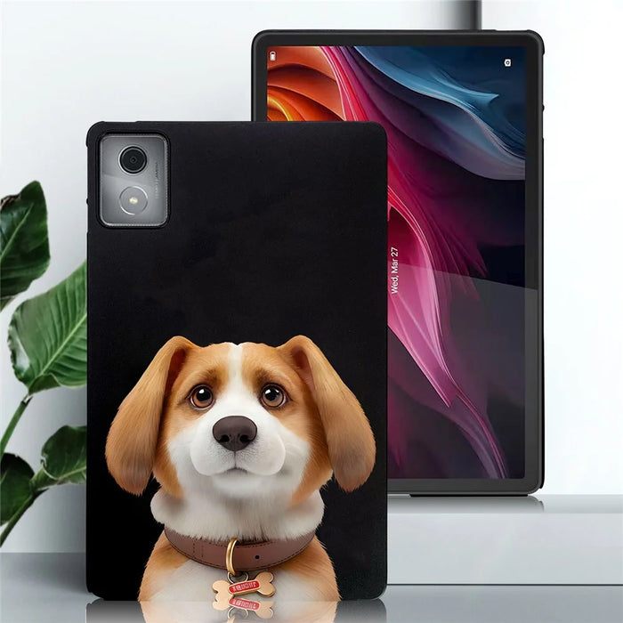 For Lenovo Tab M11 Plus Case Pattern Printing Slim TPU Tablet Protective Cover - Harrier Beagle - 4