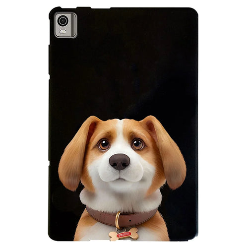 For Nokia T21 Case Pattern Printing Slim TPU Tablet Protective Cover - Harrier Beagle - 1