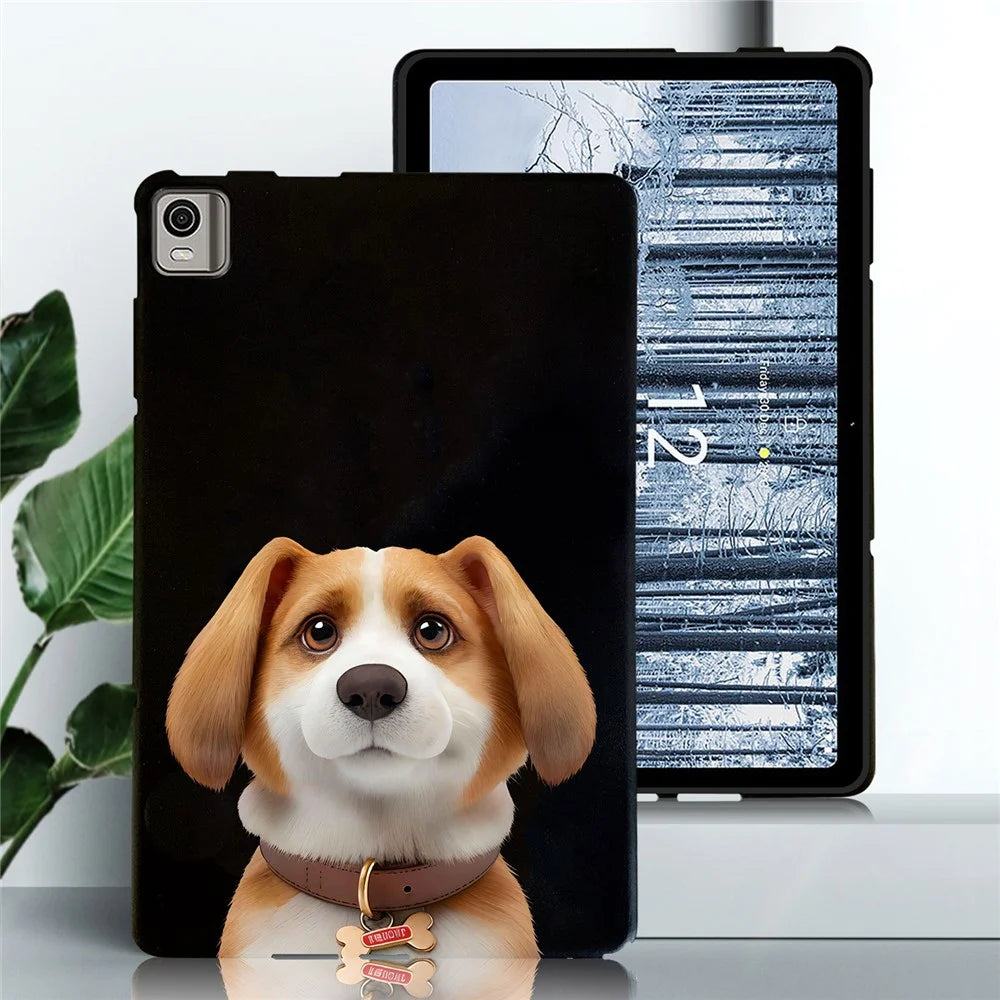 For Nokia T21 Case Pattern Printing Slim TPU Tablet Protective Cover - Harrier Beagle - 3