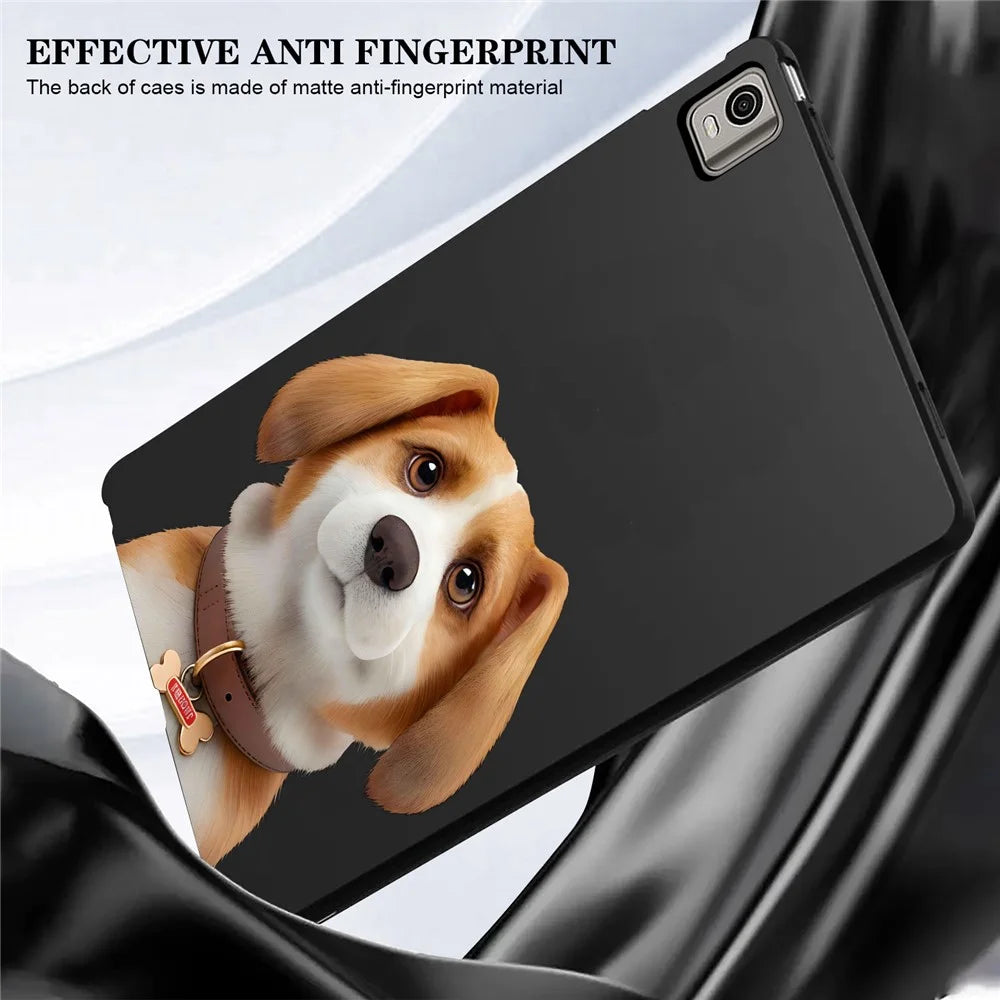 For Nokia T21 Case Pattern Printing Slim TPU Tablet Protective Cover - Harrier Beagle - 4
