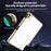 For iPad Pro 11 (2025) / 11 (2024) Case Clear TPU Tablet Protective Cover with Pen Slot - Black - 5