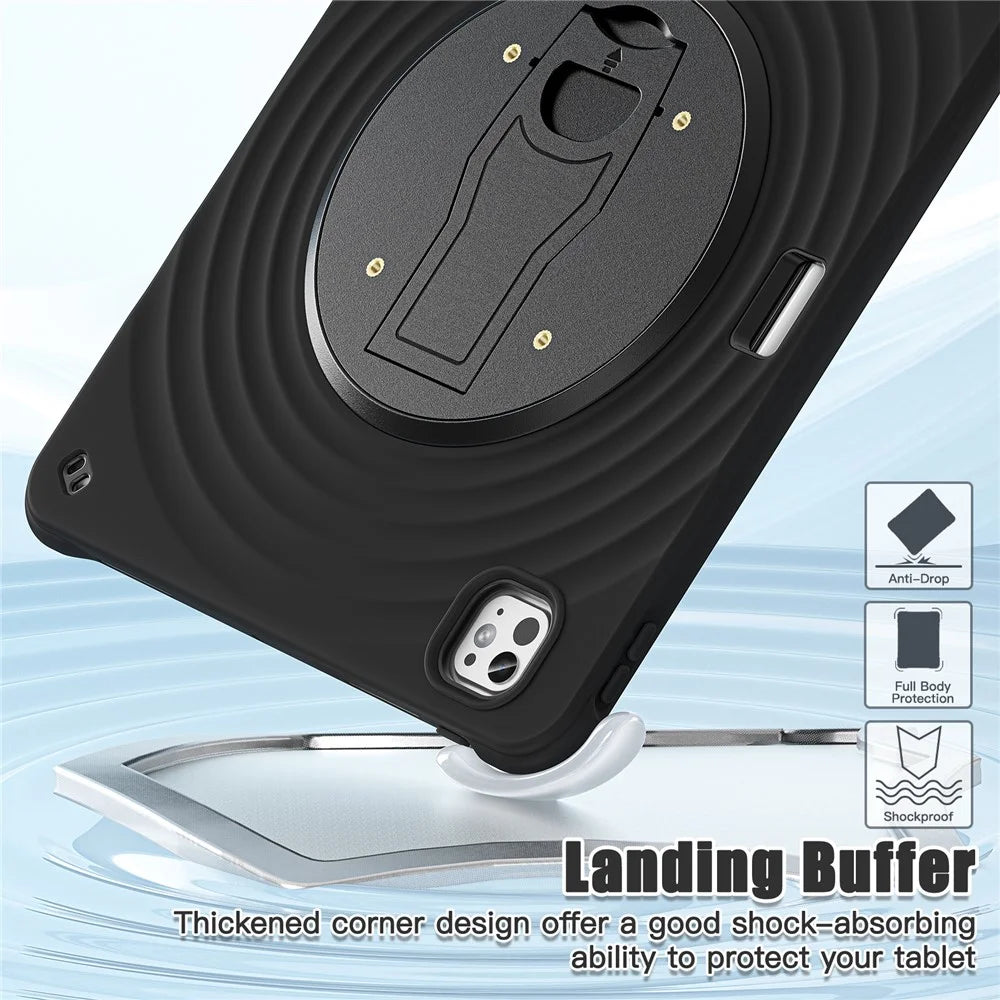For iPad Pro 13 (2025) / 13 (2024) Case Kickstand PC+Silicone+TPU Tablet Cover - 7