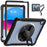 For iPad (2025) / 10.9 (2022) Case Kickstand PC+Silicone+TPU Tablet Cover - Transparent - 1