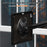 Kickstand Case for iPad Air 13 (2026) / (2025) / (2024) / Pro 12.9 (2022) / (2021) / (2020) / (2018) PC+Silicone+TPU Tablet Cover - Transparent Black - 3
