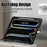 For iPad Pro 11 (2025) / 11 (2024) Case Kickstand PC+Silicone+TPU Tablet Cover - Transparent - 3