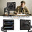 For iPad Pro 13 (2025) / 13 (2024) Case Kickstand PC+Silicone+TPU Tablet Cover - Transparent Black - 6