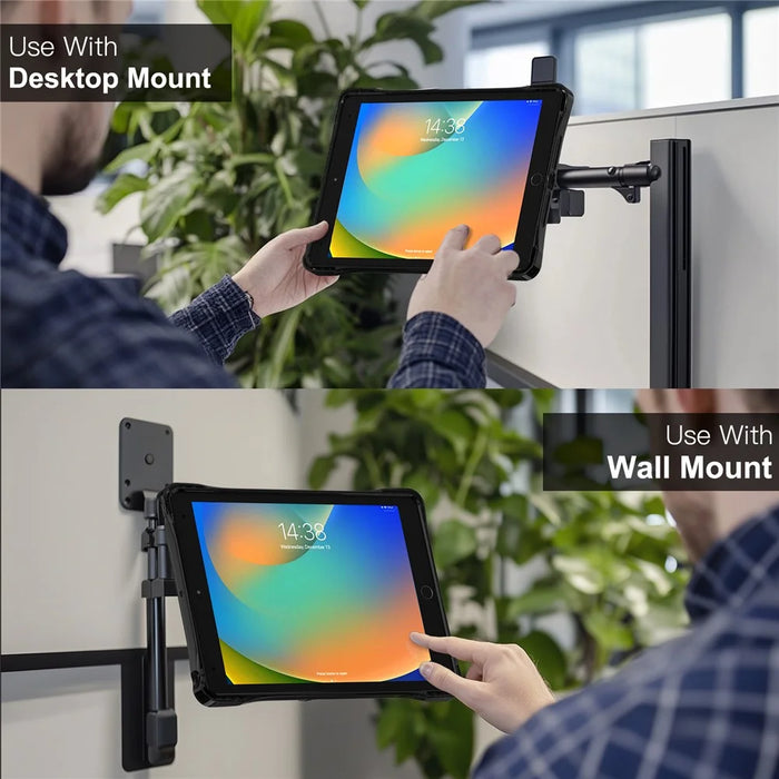 Clear Case for iPad 10.2 (2021) / (2020) / (2019) PC+TPU+Acrylic Kickstand Cover - 7