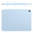 For iPad mini (2024)  /  (2021) Case PC + PU Leather Origami Stand Magnetic Tablet Cover - Baby Blue - 6