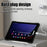 For Samsung Galaxy Tab A9+ SM-X210 / X216 / X218 Clear Case PC+TPU+Acrylic Kickstand Tablet Back Cover - 7
