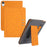 For iPad (2025) / 10.9 (2022) Wallet Case Auto Wake / Sleep Leather Flip Tablet Cover Cowhide Texture - Yellow - 1