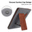For iPad 9.7-inch (2018) / (2017) / Air 2 / Air (2013) Wallet Case Auto Wake / Sleep Leather Flip Tablet Cover Cowhide Texture - Yellow - Brown - 2