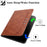 For iPad 9.7-inch (2018) / (2017) / Air 2 / Air (2013) Wallet Case Auto Wake / Sleep Leather Flip Tablet Cover Cowhide Texture - Yellow - Brown - 4