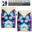 For Samsung Galaxy Tab A9+ Case Pattern Leather Tablet Cover with Auto Sleep / Wake, Card Holder - Butterfly Reflection - 6