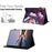 Tablet Case For Amazon Fire 7 (2019) / (2017) / 2015 Pattern Leather Cover Auto Sleep / Wake, Card Holder - Colorful Flowers - 5