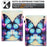 For Amazon Fire 7 (2022) Case Pattern Leather Tablet Cover with Auto Sleep / Wake, Card Holder - Flower Fox - 6