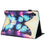 For Lenovo M10 Plus TB-X606F Case Pattern Leather Tablet Cover with Auto Sleep / Wake, Card Holder - Flower Fox - 4