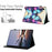 For Lenovo M10 Plus TB-X606F Case Pattern Leather Tablet Cover with Auto Sleep / Wake, Card Holder - Flower Fox - 5