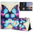 For Lenovo Tab M9 TB-310FU Case Pattern Leather Tablet Cover with Auto Sleep / Wake, Card Holder - Flower Fox - 1