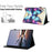 For Lenovo Tab M9 TB-310FU Case Pattern Leather Tablet Cover with Auto Sleep / Wake, Card Holder - Flower Fox - 5