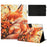 Universal 10-inch Tablet Case Pattern Leather Cover with Auto Sleep / Wake, Card Holder - Flower Fox - 1