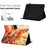 Universal 10-inch Tablet Case Pattern Leather Cover with Auto Sleep / Wake, Card Holder - Flower Fox - 5