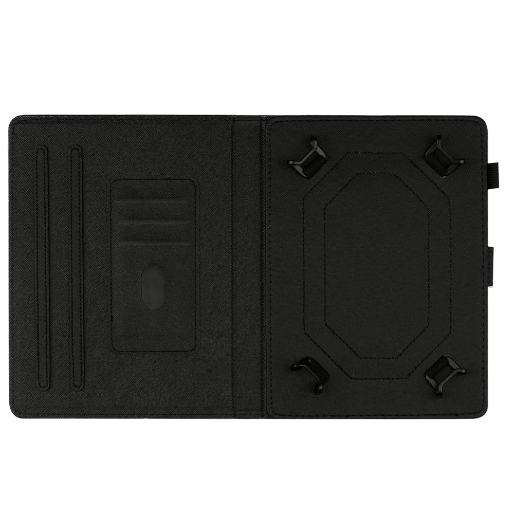 Universal 8-inch Tablet Case Pattern Leather Cover with Auto Sleep / Wake, Card Holder - Flower Fox - 2
