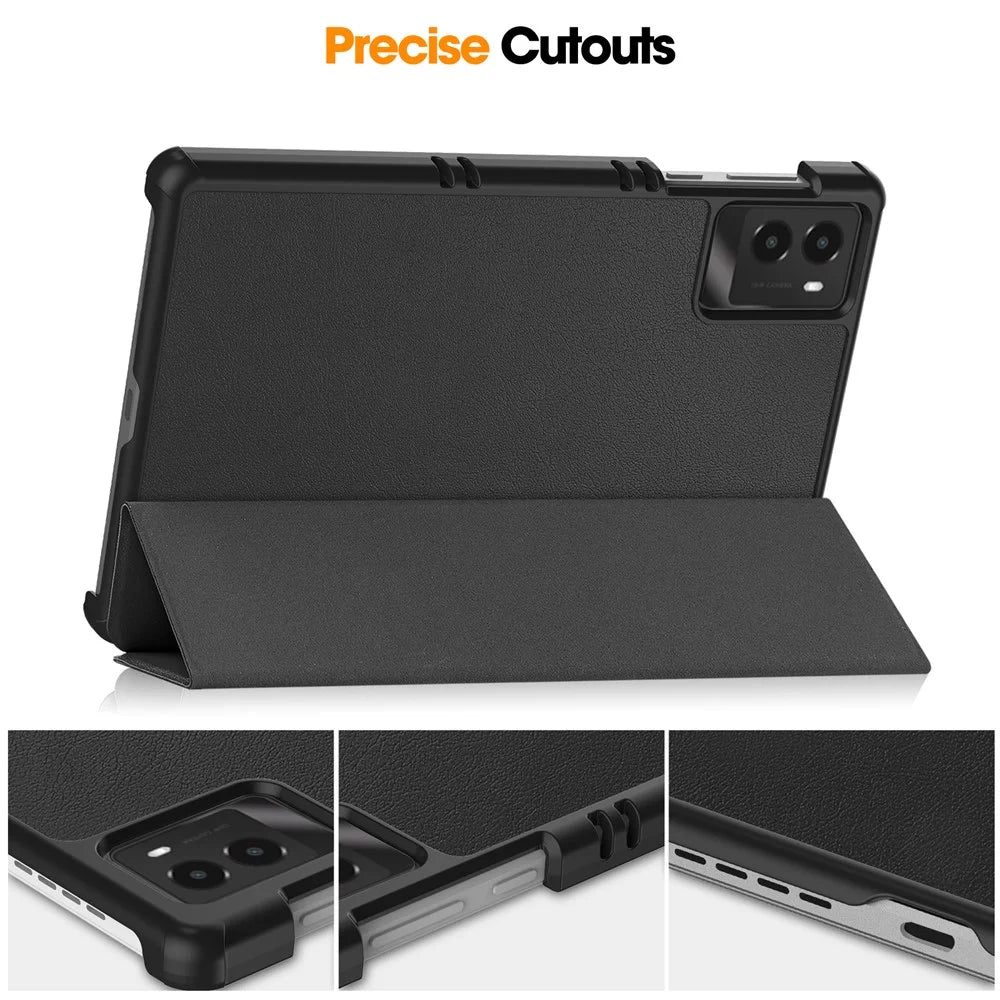 For Lenovo Legion Y700 (2025) Case Anti-Drop Leather Stand Tablet Cover - Black - 5