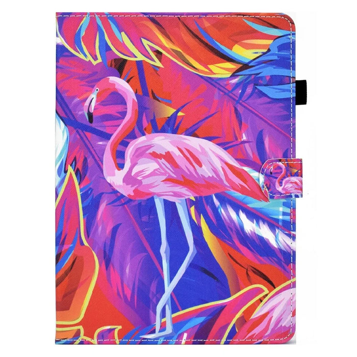 For Amazon Kindle Paperwhite (2024) Case Card Holder Stand Pattern Printing Leather Cover - Bird - 6