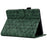 For Amazon Kindle Paperwhite (2024) Case Card Slots Stand Rhombus Auto Wake / Sleep Leather Cover - Green - 4