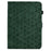 For Amazon Kindle Paperwhite (2024) Case Card Slots Stand Rhombus Auto Wake / Sleep Leather Cover - Green - 7