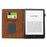 For Amazon Kindle Paperwhite (2024) Case Flower Bird Imprinted Card Holder Leather E-Reader Cover - Brown - 2